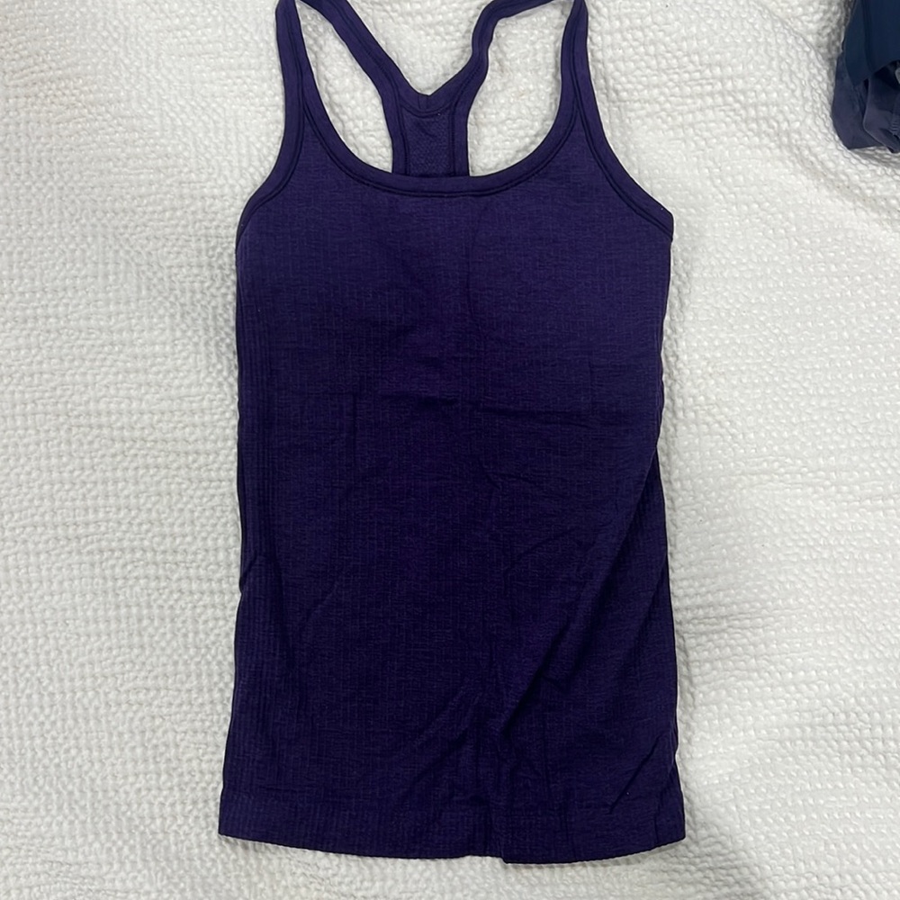 Lululemon purple workout tank